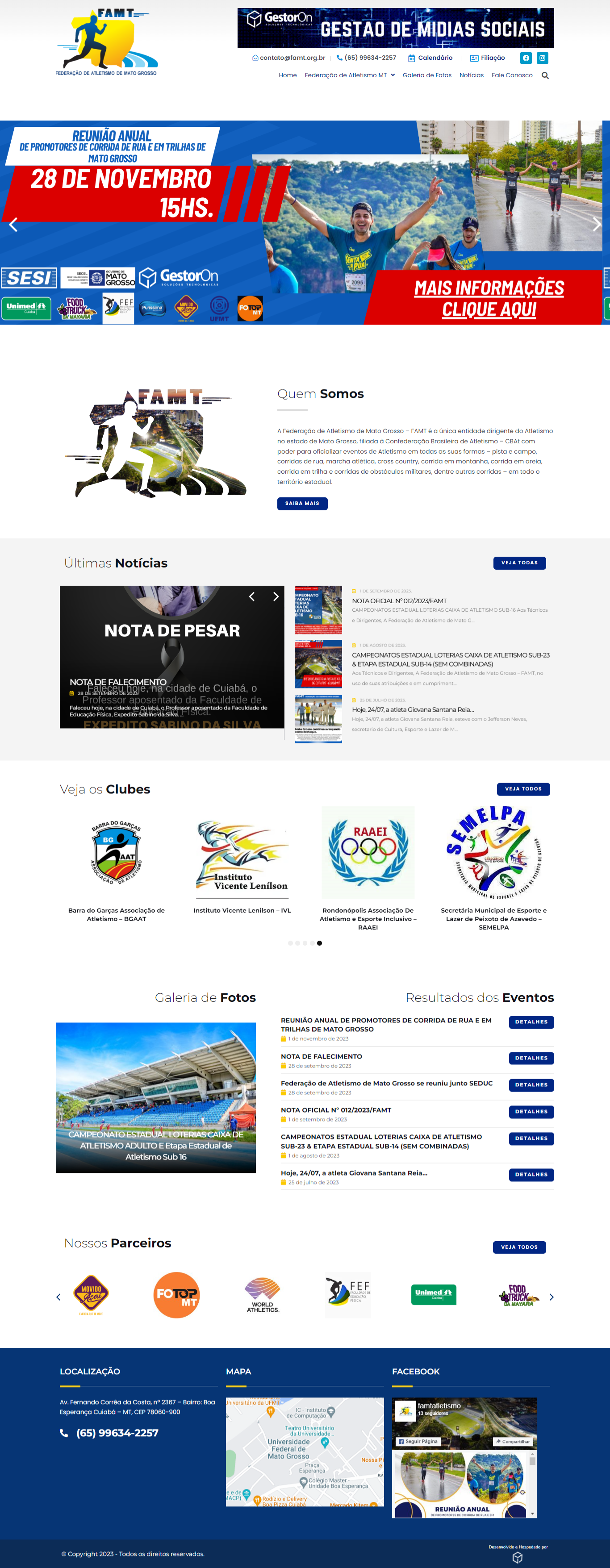 FAMT - Federação de Atletismo Mato Grosso - famt.org.br