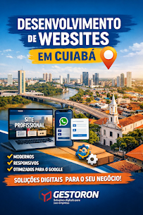 Desenvolvimento de sites em Cuiabá Google SEO Sistema de Whatsapp e Sistema de Gestão- Gestoron